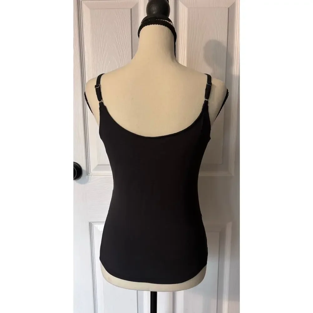 The North Face Workout Tank Top Women's Medium Black Built In Bra Activewear - Picture 4 of 7